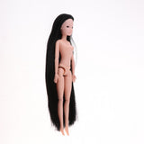 Girl Nude Doll with Head Little Chest 12 Jointed Body DIY Toys for 1/6 Scale BJD Doll Accessories Pink Skin Tone - Aladdin Shoppers