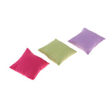Maxbell Simple Style 3pcs Colorful Cushions Pillow for 1/6 Dolls House Sofa Bed Furniture Kits