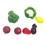 Maxbell Miniature Dollhouse Vegetables Miniature Vegetables Toy Ornaments Food Collectibles For Kids Pretend Play Toys 7 Pieces Playsets - Aladdin Shoppers