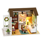 1/24 DIY Miniature American Style Diary Living Room Dollhouse Kits with Furniture Model, for Ages 6+ - Aladdin Shoppers