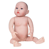 66cm 26inch Reborn Baby Girl Doll Full Silicone Body Newborn Baby Nude Body Real Looking Doll Toy - Aladdin Shoppers