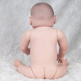 66cm 26inch Reborn Baby Girl Doll Full Silicone Body Newborn Baby Nude Body Real Looking Doll Toy - Aladdin Shoppers