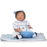 20inch Full Body Soft Silicone Vinyl Doll Reborn Newborn Baby Dolls Realistic Alive Babies Doll with Accessories - Aladdin Shoppers