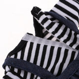 Reborn Doll Striped T-shirt Suspender Dress & Hair Ring for 25cm Mellchan Dolls Dress Up Accs - Aladdin Shoppers