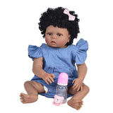 Lifelike 22inch Full Silicone Reborn Infant Newborn Baby Doll Toddler Model