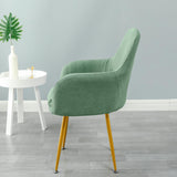 Jacquard Dining Chair Slipcovers Dining Room Chair Protector Green