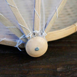 Maxbell 2 Pcs Bamboo Tent Basket Serving Food Outdoor Picnic Pop Up Round_S