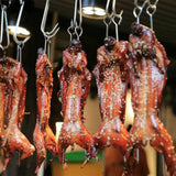 5x Stainless Steel Double Hooks Hams Bacon Chicken Meat Hook Hanging Tool