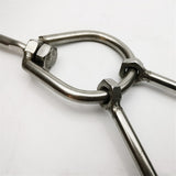 5x Stainless Steel Double Hooks Hams Bacon Chicken Meat Hook Hanging Tool