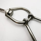 Maxbell 5x Double Hooks Hams Bacon Chicken Meat Hook Hanging Drying Tool 0.35x30cm