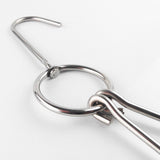 Maxbell 5x Double Hooks Hams Bacon Chicken Meat Hook Hanging Drying Tool 0.35x30cm