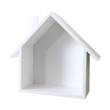 Maxbell Wooden House Shaped Shelf Shelves Wood Children Bedroom Decor White Blue
