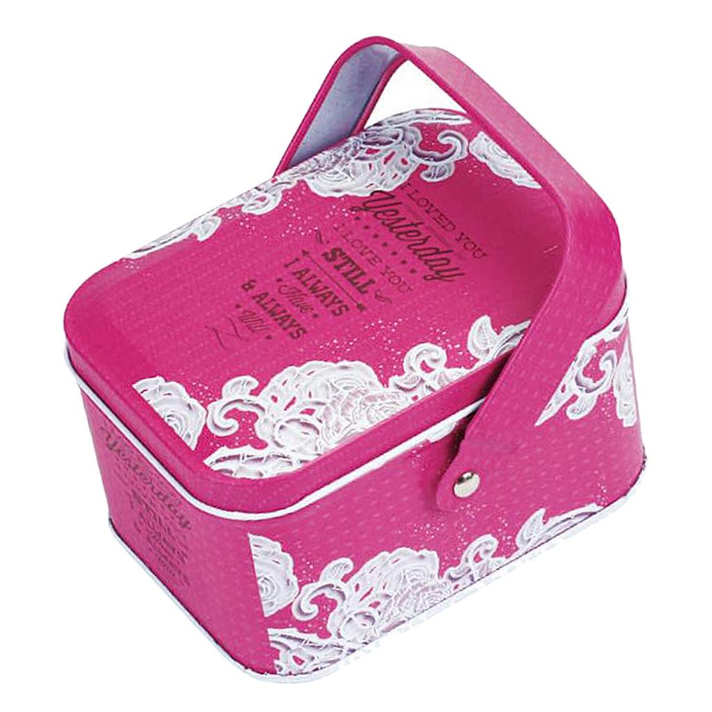 Maxbell Maxbell Metal Candy Gift Box Tinplate Tea Coffee Biscuit Case  I LOVE YOU