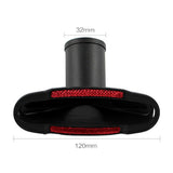 Maxbell 3pcs 32mm/1.25" Universal Soft Round Vacuum Cleaner Brush Heads Replacement