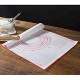Maxbell 2x Baking Mats Silicone Cake Dough Kneading Rolling Non-Stick Sheet 60x40cm