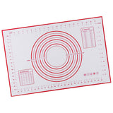 Maxbell 2x Baking Mats Silicone Cake Dough Kneading Rolling Non-Stick Sheet 60x40cm