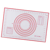 Maxbell 2x Baking Mats Silicone Cake Dough Kneading Rolling Non-Stick Sheet 60x40cm