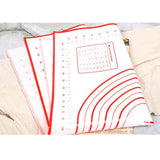 Maxbell 2x Baking Mats Silicone Cake Dough Kneading Rolling Non-Stick Sheet 60x40cm