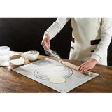 Maxbell 2x Baking Mats Silicone Cake Dough Kneading Rolling Non-Stick Sheet 60x40cm