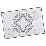Maxbell 2x Baking Mats Silicone Cake Dough Kneading Rolling Non-Stick Sheet 60x40cm