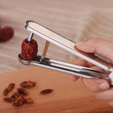 Maxbell 2 PCS Stainless Cherry Stone & Olive Stoner Pitter Seed Remover Pitting S+L