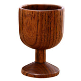 Maxbell 4 pcs Natural Wood Cup Handmade Coffee Tea Beer Juice Milk Mug Drink 4.5x7cm