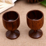 Maxbell 4 pcs Natural Wood Cup Handmade Coffee Tea Beer Juice Milk Mug Drink 4.5x7cm