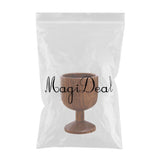 Maxbell Wood Wooden Goblet Red Wine Cup Handmade Tea Cup Wedding Party Favor 7cm - Aladdin Shoppers