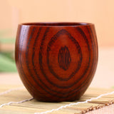 Maxbell 2 pcs Natural Wooden Cup Handmade Coffee Tea Beer Juice Milk Mug Drink - Aladdin Shoppers