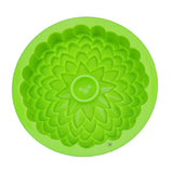 Maxbell Silicone Heritage  Cake Bake Pan Swirled Plate with Sunflower Cake Mold