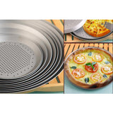 Maxbell 2pcs Anodized Aluminum Alloy Pizza Baking Plate Nonstick Coating 9 inch