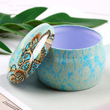 Maxbell 2x Tinplate Box Cookies Candy Storage Jar for Christmas Wrapping Gifts