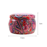 Maxbell 2x Tinplate Box Cookies Candy Storage Jar for Christmas Wrapping Gifts