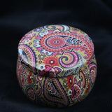 Maxbell 2x Tinplate Box Cookies Candy Storage Jar for Christmas Wrapping Gifts