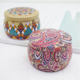 Maxbell 2x Tinplate Box Cookies Candy Storage Jar for Christmas Wrapping Gifts
