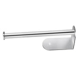 Maxbell 2 pcs Stainless Toilet Paper Holder Kitchen Roll Tissue Stand Organizer 26cm