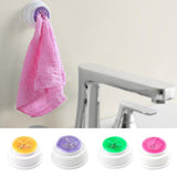 4pcs Wall Mount Tea Towel Holder Push in Dish Cloth Kitchen Tea Towel Rack