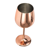 Maxbell Pack 2 Stainless Steel Wine Glasses Red White Wine Goblets Champagne Bar