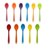 Maxbell 3 Colors Silicone Ladle Soup Spoon Utensils Non-stick Cooking Kitchen Tools