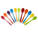 Maxbell 3 Colors Silicone Ladle Soup Spoon Utensils Non-stick Cooking Kitchen Tools