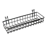 Maxbell 2 Pieces Wall Mounted Storage Basket Shelves Holder Bathroom Home Decoration