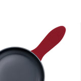 Maxbell 2pcs Silicone Pot Pan Handle Saucepan Holder Sleeve Slip Cover - Red & Black