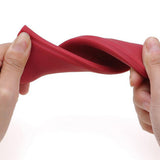 Maxbell 2pcs Silicone Pot Pan Handle Saucepan Holder Sleeve Slip Cover - Red & Black