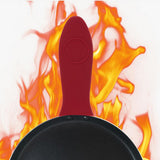 Maxbell 2pcs Silicone Pot Pan Handle Saucepan Holder Sleeve Slip Cover - Red & Black