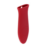 Maxbell 2pcs Silicone Pot Pan Handle Saucepan Holder Sleeve Slip Cover - Red & Black