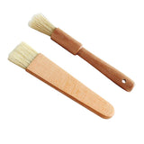 Maxbell 2 pieces Wooden handle Oil Brush Baking Bakeware Bread Cook Pastry BBQ Brush