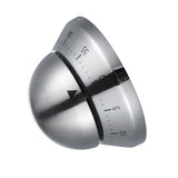 Maxbell 2x Stainless Steel 60min Clock Kitchen Timer UFO Round Mechanical Reminder