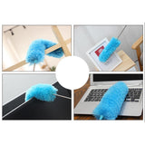 Maxbell 2 pieces Microfiber Bendable Extension Hand Duster Washable Cleaning Dust