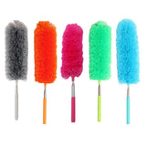 Maxbell 2 pieces Microfiber Bendable Extension Hand Duster Washable Cleaning Dust
