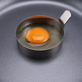 Maxbell 2pcs Nonstick Egg Fryer Round Ring Kitchen Cooker Mold Breakfast Maker 9cm